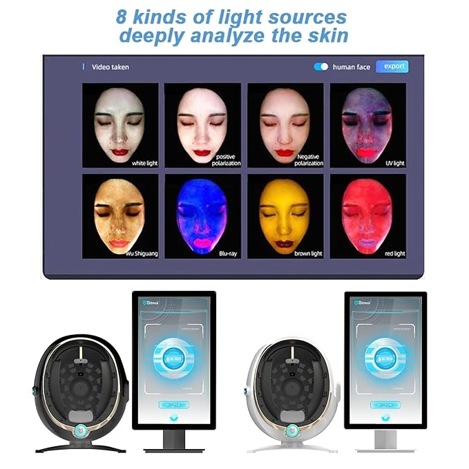 Professional Skin Analyzer Machine - Cobbawe Facial Skin Detection & Analysis for Healthy Skin Care (MJ-W-21.5)
