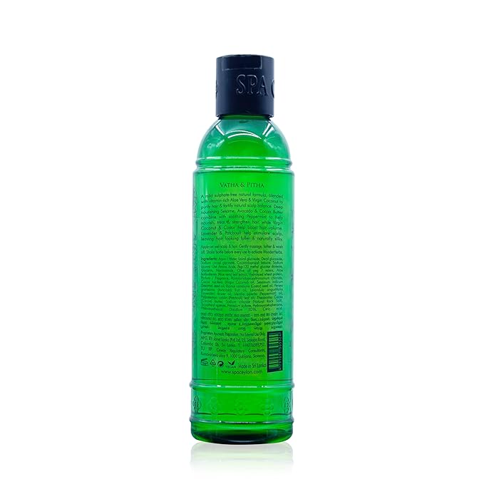 SPA CEYLON Aloe Vera Watergrass Gentle Hair Cleanser | Treat and Strengthen Hair | Sulfate-Free Hair Care | Ideal for Thin Weak or Fragile Hair