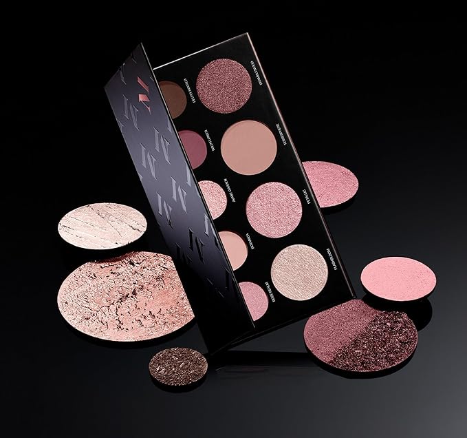 Morphe Makeup Palette - Power Multi-Effects Palette with Mattes, Shimmers, Duochromes & Silk Slip Toppers - Made to Build, Blend & Layer for Everyday Versatile Makeup Looks - Floralisse (0.65 oz)