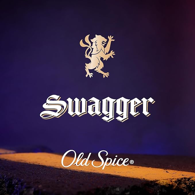 Old Spice Swagger Scent of Confidence, Body Wash for Men, 24 fl oz (Pack of 4)