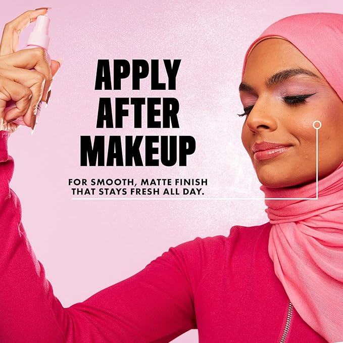 NYX PROFESSIONAL MAKEUP Marshmellow Setting Spray, Matte Setting Spray for 16HR Make Up Wear