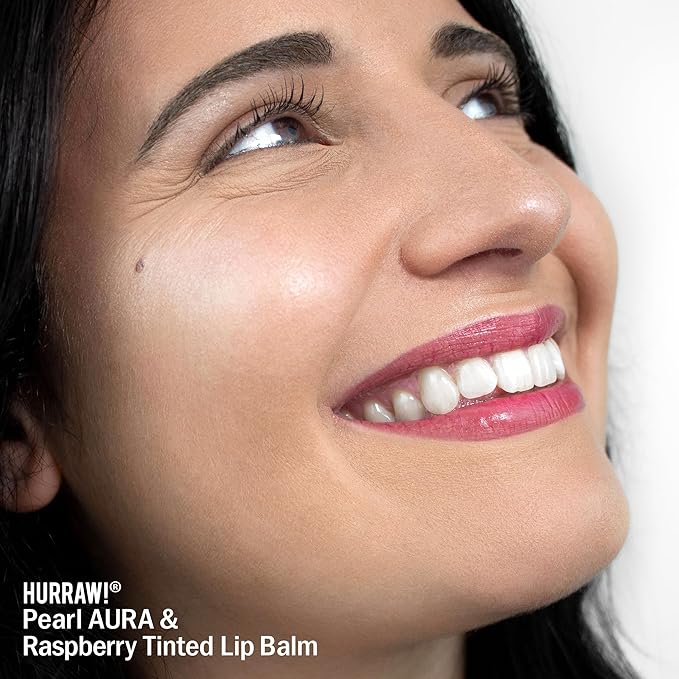 Hurraw! Raspberry Tinted Lip Balm, 2 Pack: (Sheer Berry Tint) Organic, Certified Vegan, Cruelty and Gluten Free. Non-GMO, 100% Natural Ingredients. Bee, Shea, Soy and Palm Free. Made in USA