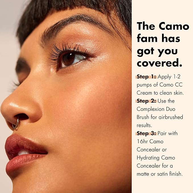 e.l.f. Camo CC Cream, SPF 30 Color-Correcting Medium-To-Full Coverage Face Foundation, Delivers An Airbrushed Finish, Vegan & Cruelty-Free, Tan 425 N