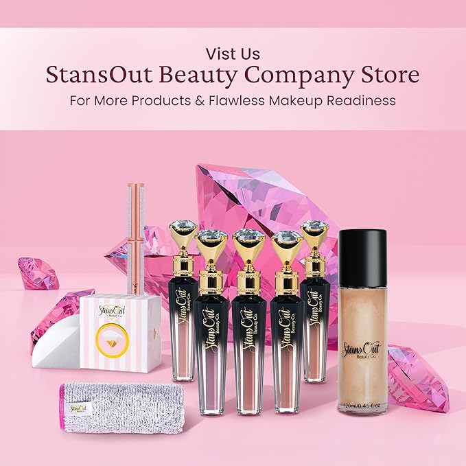 StansOut Memory Foam Makeup Sponge – No-Water-Needed Blender for Liquid, Cream & Powder Foundation – Airbrush Finish, Flawless Application