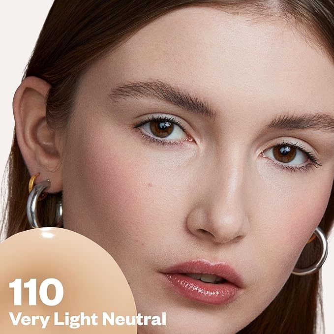 Kosas Revealer Skin-Improving Foundation with SPF 25 Protection -Hydrate, Brighten, Soothe, Plump, Protect Skin - Smoothing Texture, Natural Finish and Clean Formula - Very Light Neutral 110