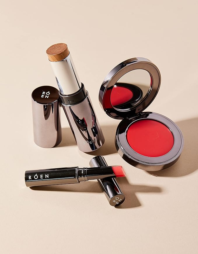 RÓEN - Cheeky Cream Blush | Vegan, Cruelty-Free, Clean Makeup (Sunlit Coral)