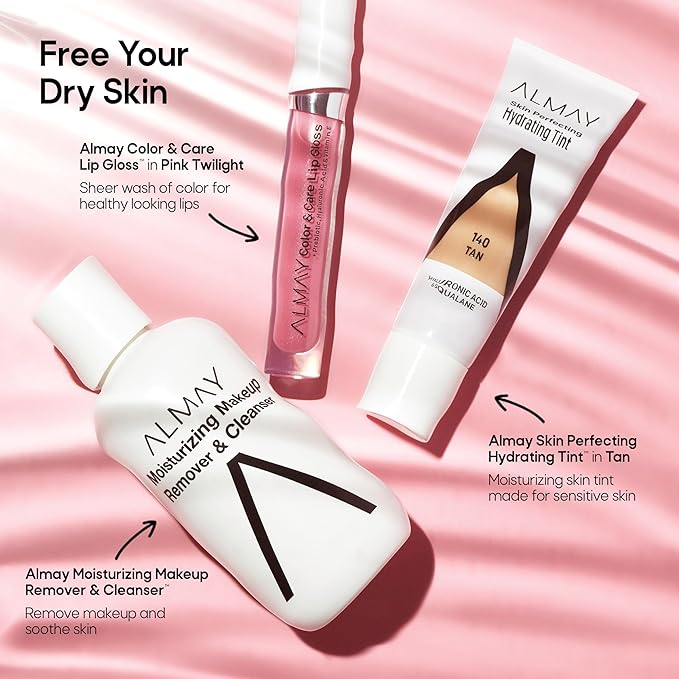 Almay Hydrating Liquid Foundation Tint, Lightweight with Light Coverage, Naturally Dewy Finish, Hypoallergenic, Dermatologist TestedFragrance Free, 160 Mahogany, 0.94 fl oz.