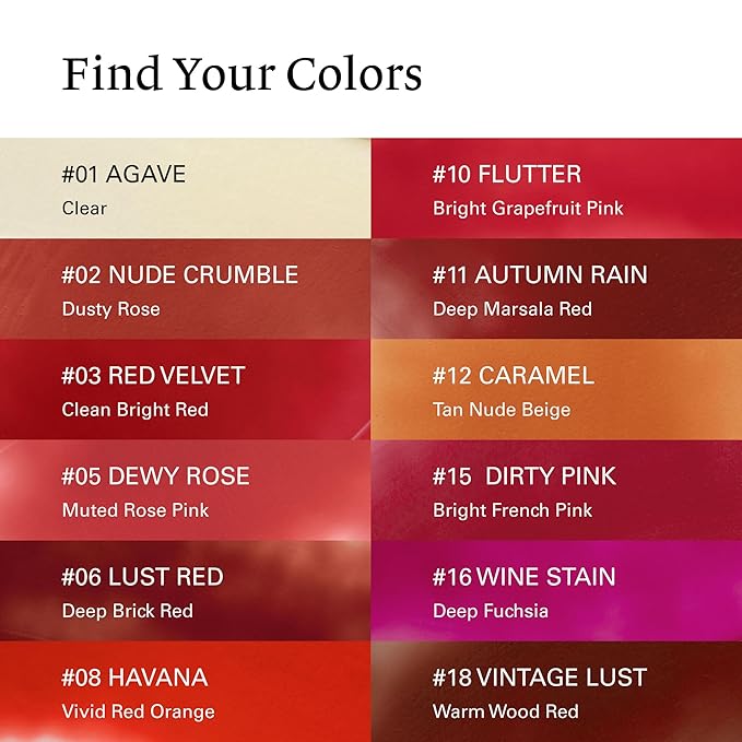 Melixir Vegan Lip Butter #03 Red Velvet (+11 more colors), Deep Nourishing Tinted Lip Balm for Dry Lips, Bee-Free, Petrolatum-Free, Plant-Based, Hydrating for Cracked & Chapped Lips, Travel Essentials