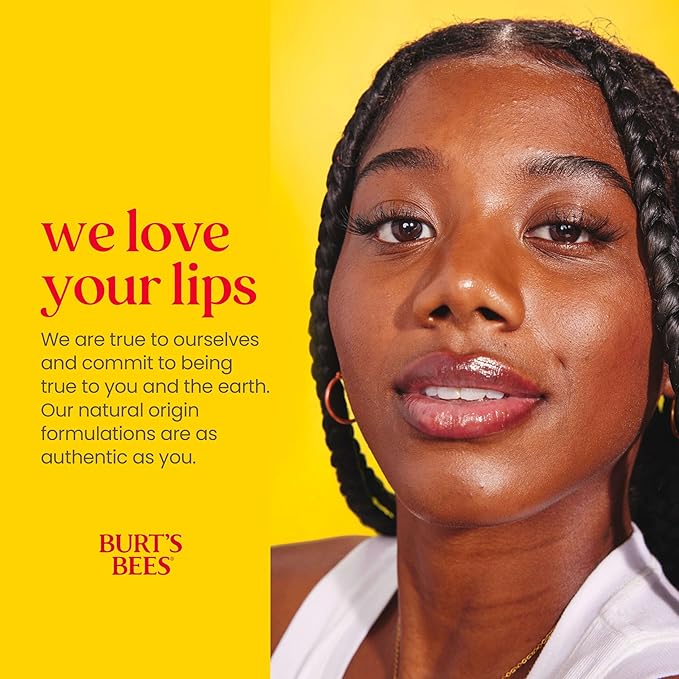 Burt's Bees Lip Balm - Pink Grapefruit, Mango, Coconut & Pear, and Pomegranate Pack, Lip Moisturizer With Beeswax, Tint-Free, Natural Origin Conditioning Lip Treatment, 4 Tubes, 0.15 oz.
