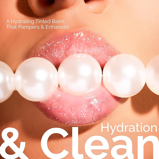 Tinted Lip Balm Elixir – Hydrating Vegan Lip Care with Sheer Color & Moisturizing Glow – Non-Sticky Nourishing Lip Treatment for Soft, Smooth Lips (Pearl Essence 10ml)
