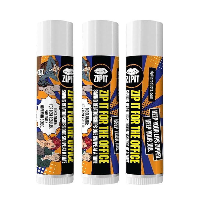 Zip It For The Office Lip Balm - Saving Relationships One Swipe At A Time