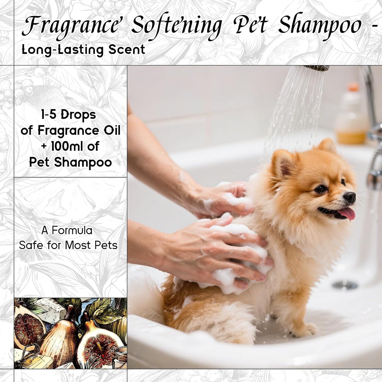 HIQILI Fig Fragrance Oil for Hotel Scent Diffuser, Candle & Soap Making Kit, Add to Skin Care, Bath & Body Products - 5.07 Fl Oz