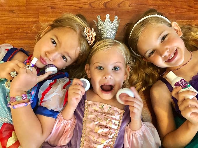 Luna Star Klee Kids Play Makeup Kit. Gentle and Non-Toxic. Kid-Friendly. Made in USA. (Pom Pom Fairy)