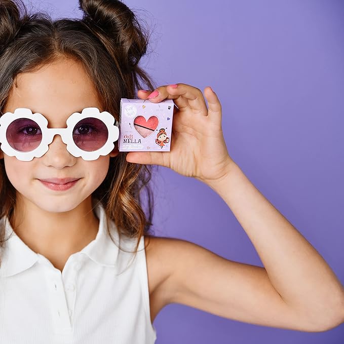 MISS NELLA Kids Bag of Glamorous Picks Makeup & Nail Polish Set Safe and Fun Gift - Hypoallergenic, Dermatologically Tested Kid-Friendly, Non-Toxic, Cosmetic Bag Included – Special Edition