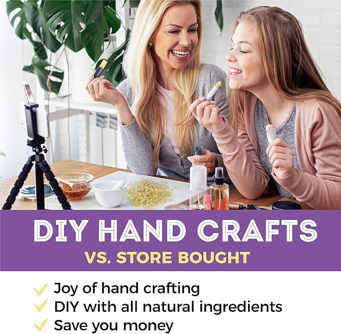 Trifecta Living Co.'s Beeswax Pellets 50LB - 100% Pure Bees Wax Perfect for DIY Candles, Skincare, and More! Discover The Creative Possibilities with Our Versatile Beeswax Pellets (Pure White, 50 LB)