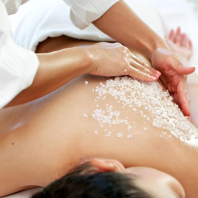 Minera Coarse Grain Dead Sea Salt for Bath & Soaking – 19 lbs, Fast-Dissolving, 100% Pure & Natural, Unscented, Skin-Nourishing Bulk Sea Salt