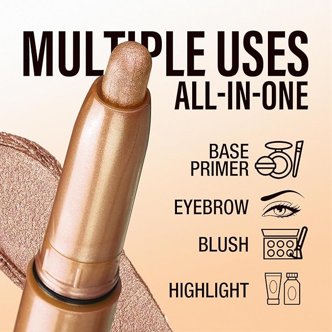 Jolilab Eyeshadow Stick Set, 2 Colors Matte Professional Bright-Colored Contouring and Highlight Eyeshadow Stick, Cream Waterproof Long Lasting High Pigmented Eye Shadow. (2, 07+08 2pcs)