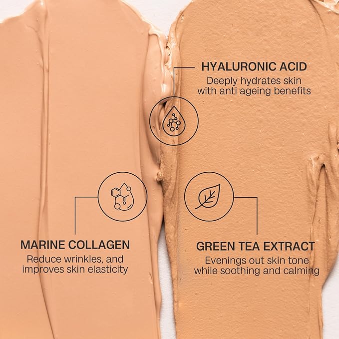 BALI BODY BB Cream SPF15 - Tan Shade | Tinted Sheer Face Cream with Hyaluronic Acid & Marine Collagen | Paraben Free, For All Skin Types | Vegan, Cruelty Free Australian Made (35 ml/1.2 fl oz)