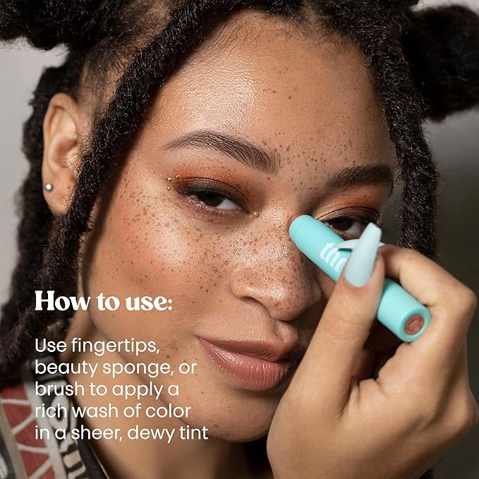 Thread Beauty Blend It Multi-Stick, Creamy, Buildable Color and Highlighter for Eyes, Cheeks, and Face, Soft - Brown Shimmer