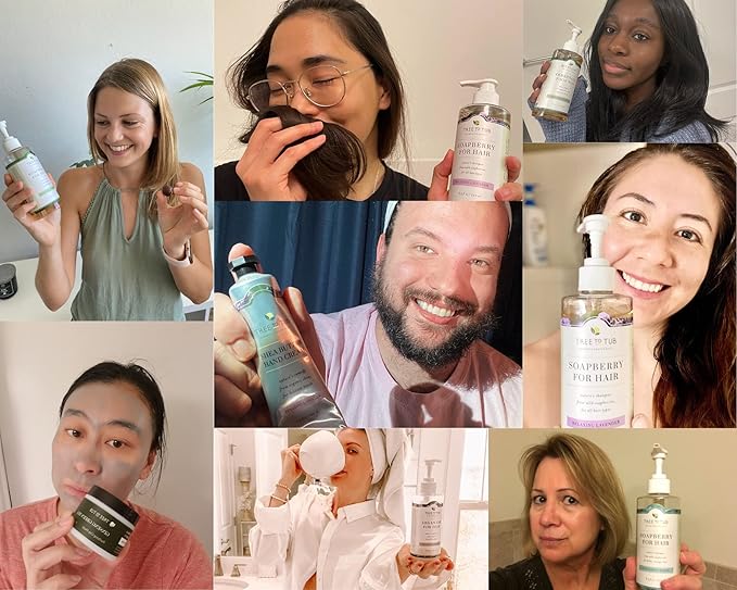 Tree to Tub Sensitive Skin Face Wash for Dry Skin - Moisturizing Gentle Face Cleanser for Women & Men, Hydrating Foaming Facial Cleanser, Daily Face Soap w/Organic Aloe Vera, All Natural Lavender Oil