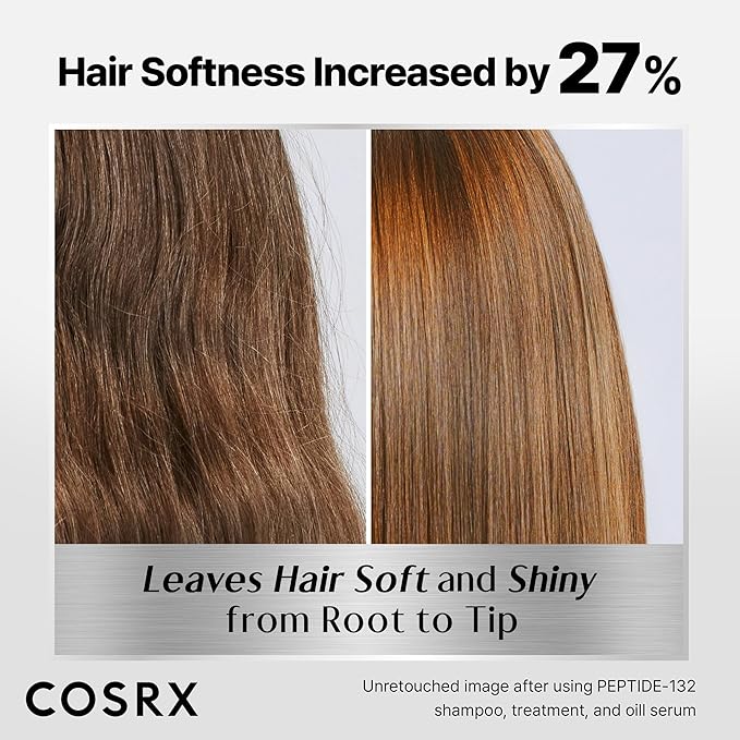 COSRX PEPTIDE 132 Hair Bond Repair Treatment - Deep Conditioner Hair Mask for Damaged, Dry Hair, Repairs Breakage & Split Ends with Collagen & Hyaluronic Acid, For All Hair Types – 4.05 fl oz