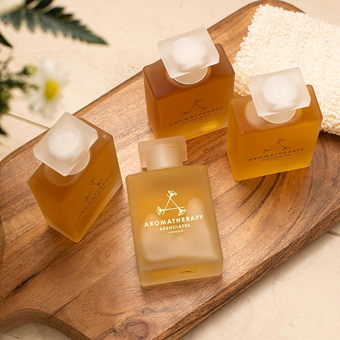 Aromatherapy Associates Revive Morning Bath and Shower Oil – Hydrating Oil with 3 Essential Oils to Refresh Mind, Body, and Spirit (1.86 oz)