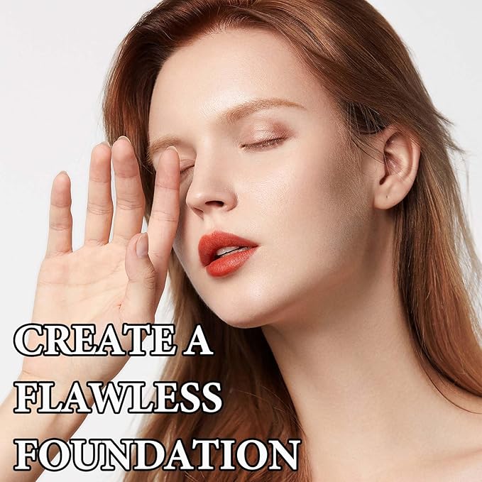One Step Color Corrector,Natural Isolation Cream,Face Primer Makeup Tricolor Moisturizer,Correcting Primer Concealer Foundation,Setting Powder,Makeup Brushes,Makeup Sponges(4PCS)