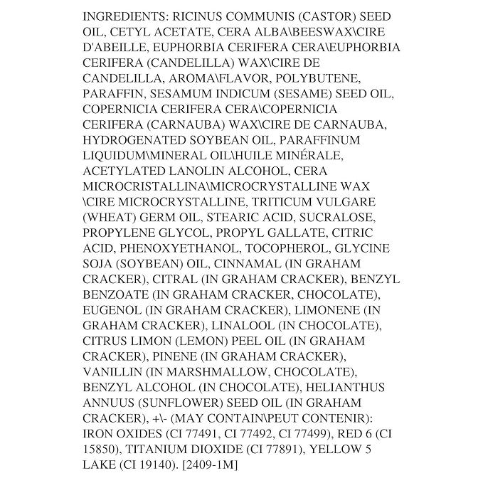 Lip Smacker S’mores Lip Balm Trio Tin – Moisturizing & Sheer Lip Balm Trio with Delicious Dessert-Inspired Flavors – S’more