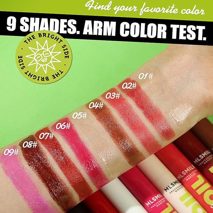 3 Colors Slick Click Lip Balm Set Hydrating Jelly Lipstick Tinted Lip Stain Lip Gloss, Moisturizing, Lightweight, Buildable, Pigmented Vegan Lip Balm, Glossy Lip Makeup for Girls (A)