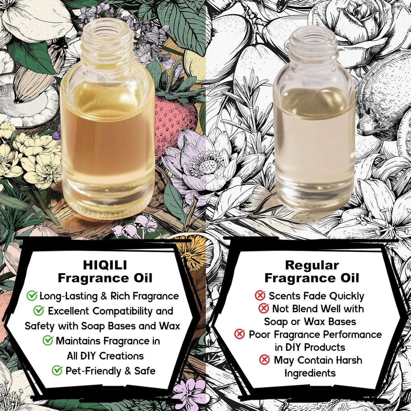 HIQILI Fairy Tale Pixie Fragrance Oil, Peach & Lemon Scents, for Making Soap, Room Spray, Body Scrub, Hotel Luxury, Home Diffuser, Secret Wish - 5.07 Fl Oz