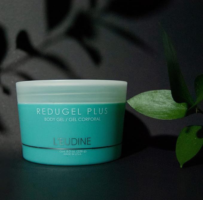 L’EUDINE Redugel Plus Skin Tightening Cream – Pack of 3 – 8oz Anti Cellulite Cream with Mint Oil, Field Horsetail, Marine Algae, Maca Extract – Powerful Non-Greasy Formula – Firming and Toned Skin