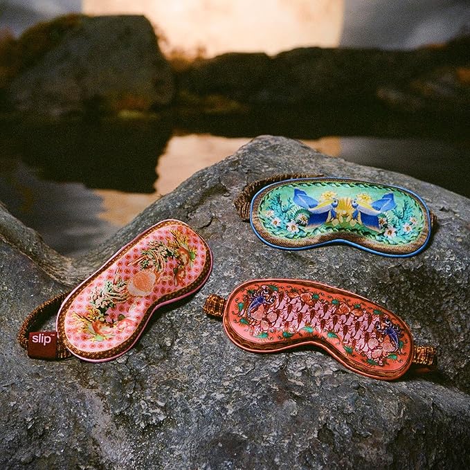 slip Pure Silk Sleep Mask - 100% Pure 22 Momme Mulberry Silk Eye Mask - Comfortable Sleeping Mask with Elastic Band, Zodiac Collection: Cancer