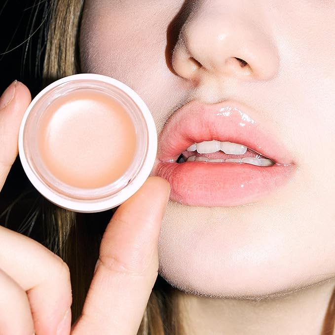 AOU GLOWY TINT BALM Tinted Lip Balm with Natural Gloss Instant Hydration for Chapped Lips 0.12Oz (00 Good Balm)