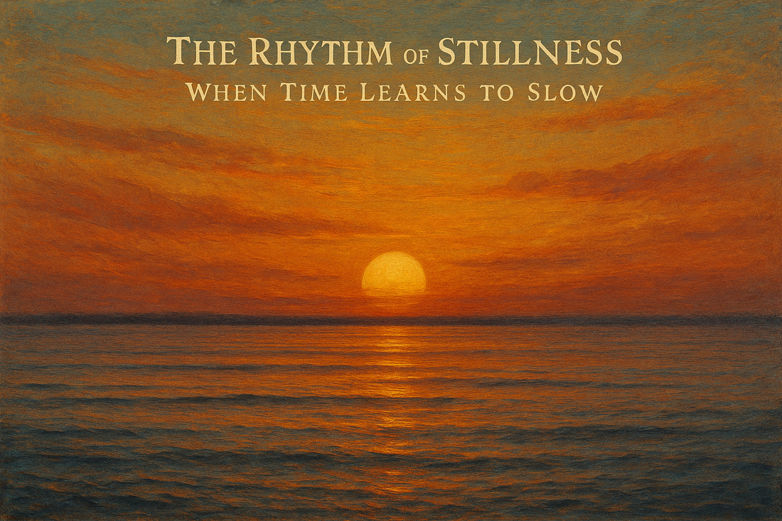 The Rhythm of Stillness — When Time Learns to Slow