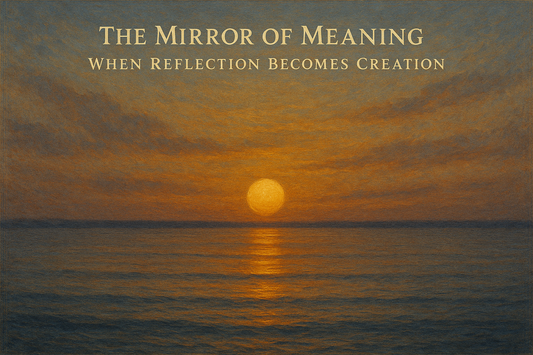 The Mirror of Meaning — When Reflection Becomes Creation