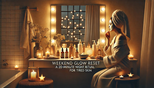 Weekend Glow Reset: A 20-Minute Night Ritual for Tired Skin