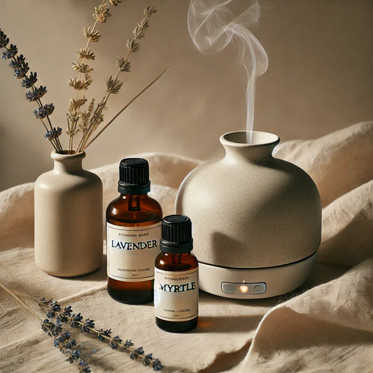 Aromatherapy with Intention: Lavender & Myrtle (Uses, Dilutions, Safety) | AllureEssence Boutique