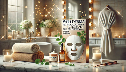 Revive Your Glow — WELLDERMA Retinol Collagen Face Mask for Deep Renewal