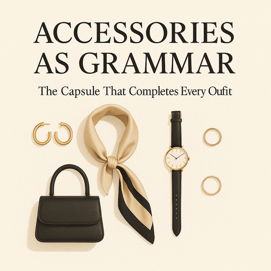 Accessories as Grammar: The Capsule That Completes Every Outfit