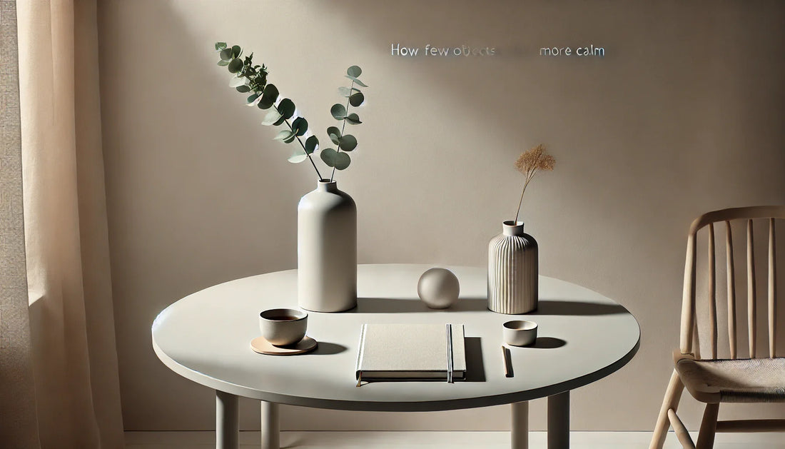 The Minimal Table — How Few Objects Make More Calm