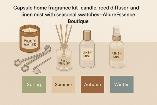 The Capsule Scent Wardrobe: Layering Candles, Diffusers & Mists by Room and Season | AllureEssence Boutique