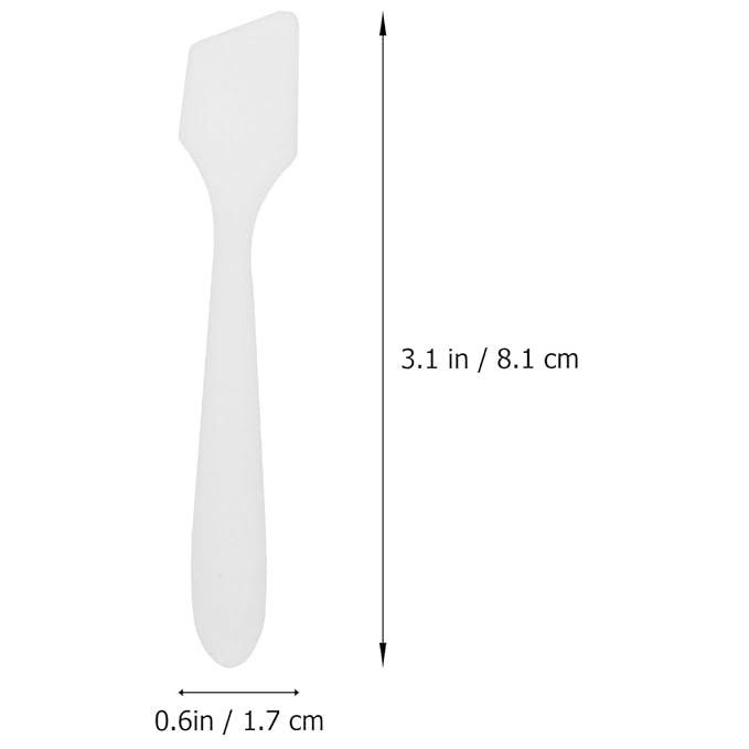 100pcs Face Cream Scoop Makeup Scoop Makeup Spoon Cosmetic Scoop Cosmetic Spatula Face Mask Scoop Face Cream Spatula