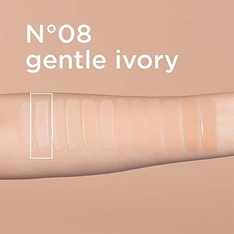 ARTDECO Perfect Teint Foundation - Gentle Ivory N°08 - Lightweight Liquid Formula - Medium to Full Coverage - Without Mask-Like Effect - Conceals Imperfections - Vegan Makeup - Hyaluron - 0.67 Fl Oz