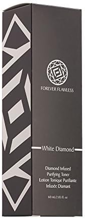 Forever Flawless Exfoliating Facial Toner With White Diamond Powder and Aloe Vera FF16, Enhance Skin Elasticity and Firmness, Cleanse and Close Pores (2.03 fl oz)