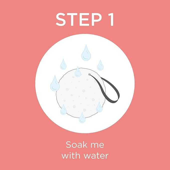 Spongelle Bulgarian Rose Wild Flower Buffer Body Scrubber | Bath & Shower Loofah for Women | Exfoliator with Body Wash Infused Sponge | 14+ uses