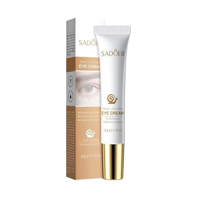 Snail Nourishing Eye Cream - Premium Formula, 20g - Bid Farewell to Dark Circles and Fine Lines and Welcome Elastic and Lustrous Eye Skin