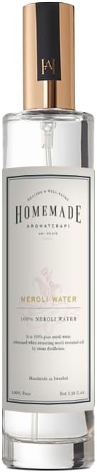 | Neroli Water Facial Mist – 100% Pure Orange Blossom Hydrosol | Alcohol-Free Toner with Sodium Levulinate & Anisate | Hydrating Mist for Sensitive Skin | 3.38 FL Oz