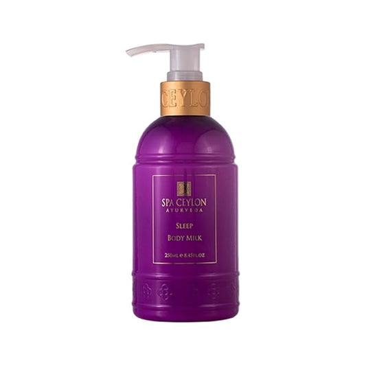 SPA CEYLON SLEEP Body Milk | Pure Lavender & Luxurious Fragrance | Nourishes & Treats Dryness | Suitable for all skin types