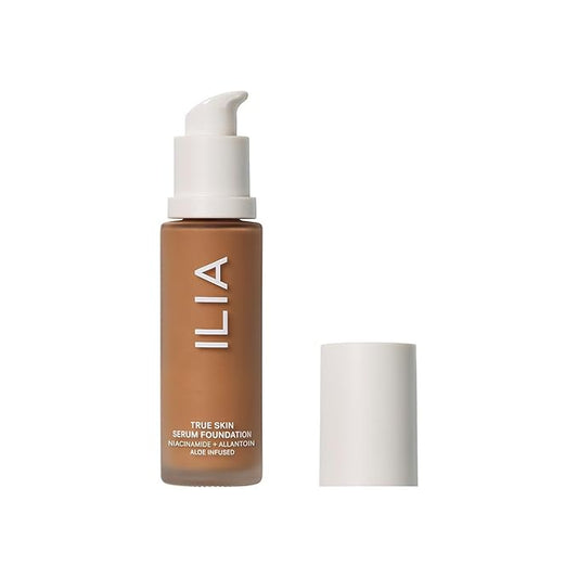 ILIA - True Skin Serum Foundation | Non-comedogenic, Cruelty-Free, Vegan, Weightless Feel, Buildable Coverage, Safe For Sensitive Skin (Sardinia SF10.5)