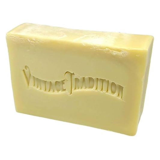 Vintage Tradition Unscented Olive Oil Balm Soap - All-Natural Bar Soap with Tallow Balm - Organic Soap for Gentle Skincare - Luxurious Nourishing Formula Bar Soap for All Skin Types